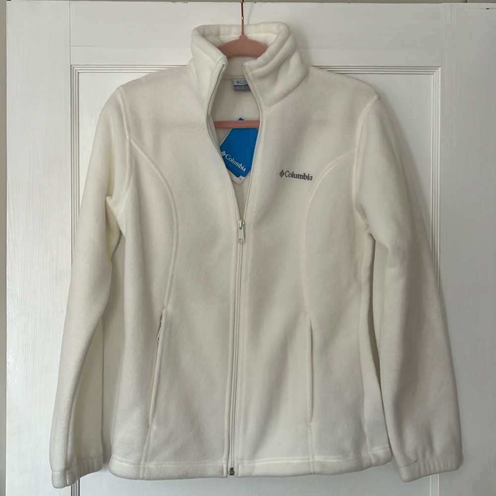 Columbia Mount Cannon Fleece Full Zip White Small